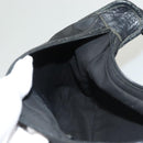 GUCCI GG Canvas Shoulder Bag Black Silver Auth ep9783-18