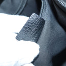 GUCCI GG Canvas Shoulder Bag Black Silver Auth ep9783-12