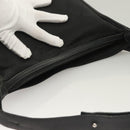 GUCCI GG Canvas Shoulder Bag Black Silver Auth ep9783-4