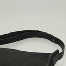 GUCCI GG Canvas Shoulder Bag Black Silver Auth ep9783-7
