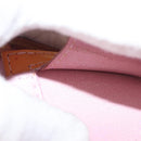 LOUIS VUITTON Monogram Vernis Motto Pouch Marshmallow Pink M91312 Auth ep9785-12