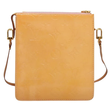 LOUIS VUITTON Monogram Vernis Motto Pouch Marshmallow Pink M91312 Auth ep9785 - 0