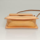 LOUIS VUITTON Monogram Vernis Motto Pouch Marshmallow Pink M91312 Auth ep9785-5