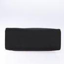 GUCCI Bamboo Hand Bag Nylon Black Silver 002 1010 Auth ep9789-5