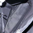 GUCCI Bamboo Hand Bag Nylon Black Silver 002 1010 Auth ep9789-11