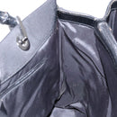 GUCCI Bamboo Hand Bag Nylon Black Silver 002 1010 Auth ep9789-19