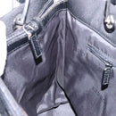 GUCCI Bamboo Hand Bag Nylon Black Silver 002 1010 Auth ep9789-20