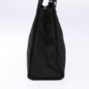 GUCCI Bamboo Hand Bag Nylon Black Silver 002 1010 Auth ep9789-4