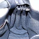 GUCCI Shoulder Bag Leather Black Silver 105376 Auth ep9793-19