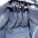 GUCCI Shoulder Bag Leather Black Silver 105376 Auth ep9793-20