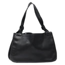 GUCCI Shoulder Bag Leather Black Silver 105376 Auth ep9793-13