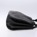 GUCCI Shoulder Bag Leather Black Silver 105376 Auth ep9793-3