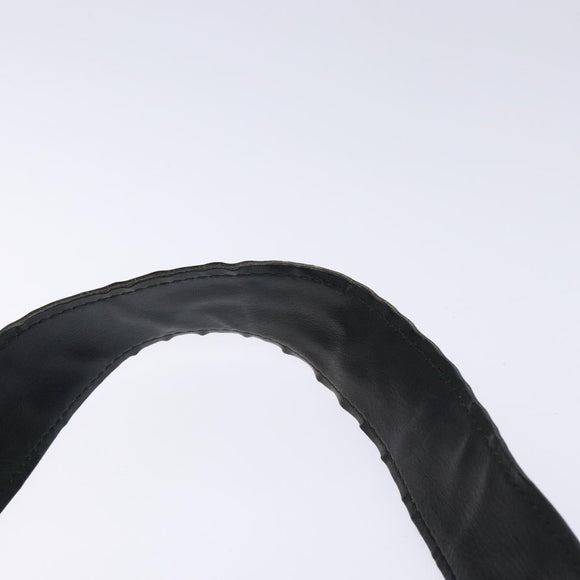 GUCCI Shoulder Bag Leather Black Silver 105376 Auth ep9793