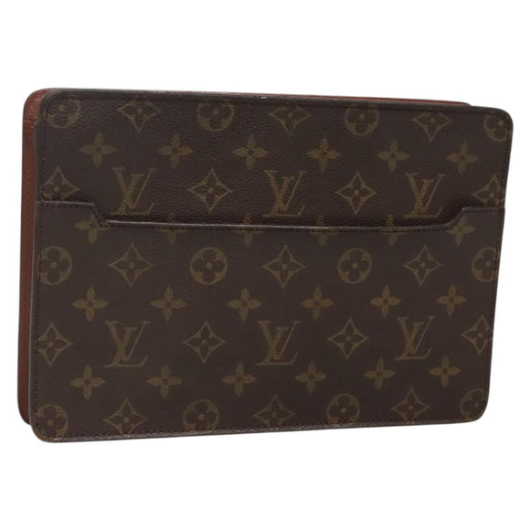 LOUIS VUITTON Monogram Pochette Homme Clutch Bag M51795 LV Auth ep9798