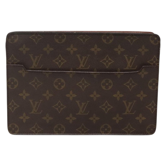 LOUIS VUITTON Monogram Pochette Homme Clutch Bag M51795 LV Auth ep9798
