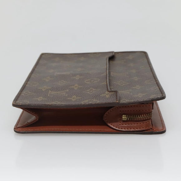 LOUIS VUITTON Monogram Pochette Homme Clutch Bag M51795 LV Auth ep9798