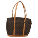 LOUIS VUITTON Monogram Babylone Tote Bag M51102 LV Auth ep9801-1