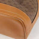 GUCCI Micro GG Supreme Shoulder Bag PVC Beige Gold Auth ep9824-14