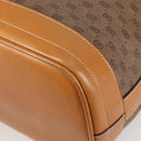 GUCCI Micro GG Supreme Shoulder Bag PVC Beige Gold Auth ep9824-16