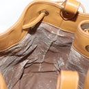 GUCCI Micro GG Supreme Shoulder Bag PVC Beige Gold Auth ep9824-20