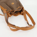 GUCCI Micro GG Supreme Shoulder Bag PVC Beige Gold Auth ep9824-7