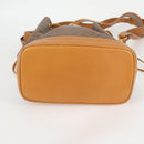 GUCCI Micro GG Supreme Shoulder Bag PVC Beige Gold Auth ep9824-5