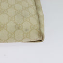 GUCCI GG Supreme Shoulder Bag PVC White Gold 223666 Auth ep9826-16