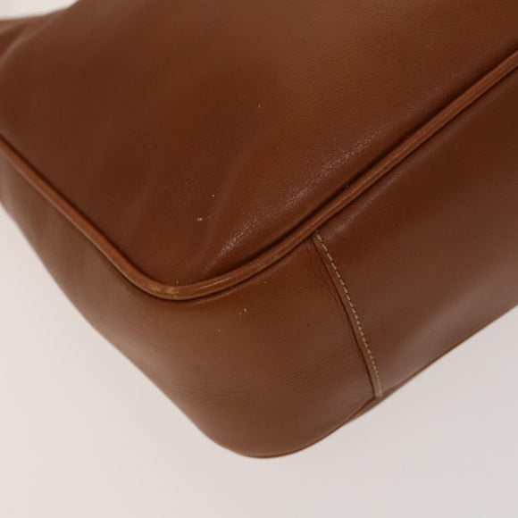 GUCCI Bamboo Hand Bag Leather 2way Brown Gold 001 0166 1638 Auth ep9829