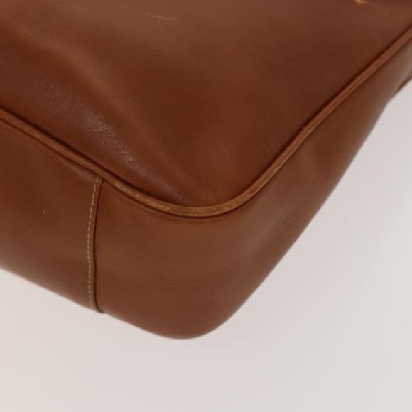 GUCCI Bamboo Hand Bag Leather 2way Brown Gold 001 0166 1638 Auth ep9829