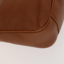 GUCCI Bamboo Hand Bag Leather 2way Brown Gold 001 0166 1638 Auth ep9829-17