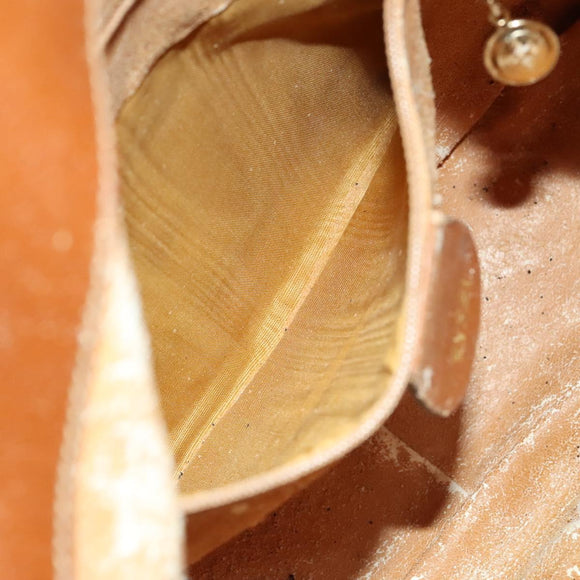 GUCCI Bamboo Hand Bag Leather 2way Brown Gold 001 0166 1638 Auth ep9829