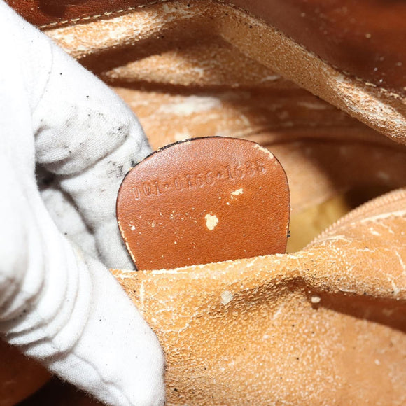 GUCCI Bamboo Hand Bag Leather 2way Brown Gold 001 0166 1638 Auth ep9829