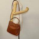 GUCCI Bamboo Hand Bag Leather 2way Brown Gold 001 0166 1638 Auth ep9829-22