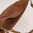 GUCCI Bamboo Hand Bag Leather 2way Brown Gold 001 0166 1638 Auth ep9829-6