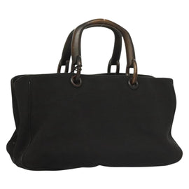 GUCCI Hand Bag Canvas Black 106496 Auth ep9831