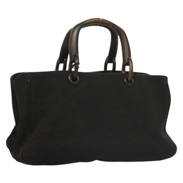 GUCCI Hand Bag Canvas Black 106496 Auth ep9831