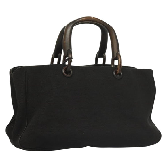 GUCCI Hand Bag Canvas Black 106496 Auth ep9831