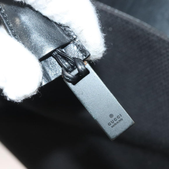 GUCCI Hand Bag Canvas Black 106496 Auth ep9831