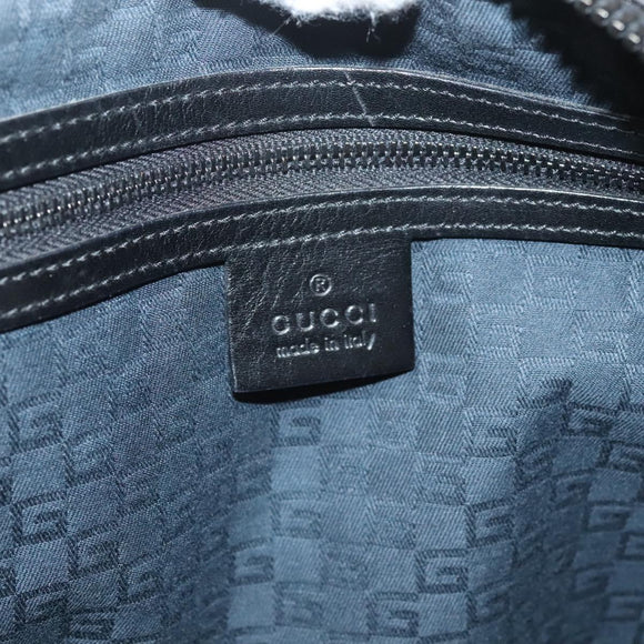 GUCCI Hand Bag Canvas Black 106496 Auth ep9831