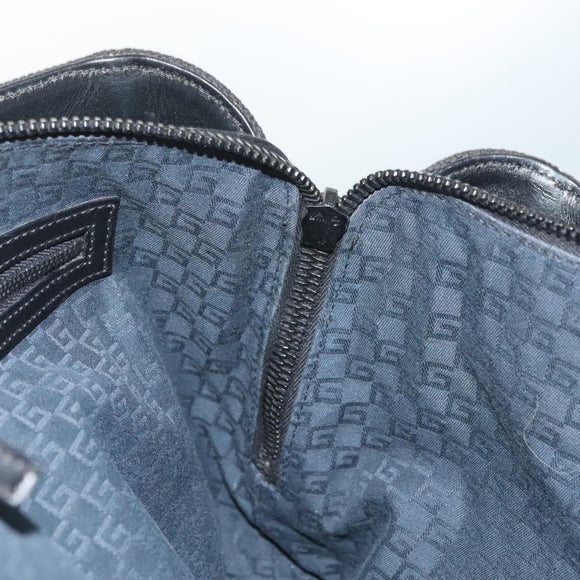 GUCCI Hand Bag Canvas Black 106496 Auth ep9831