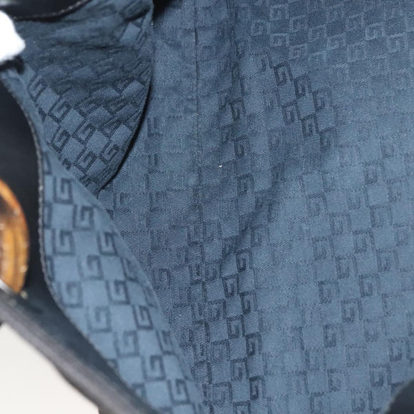 GUCCI Hand Bag Canvas Black 106496 Auth ep9831