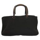 GUCCI Hand Bag Canvas Black 106496 Auth ep9831-13