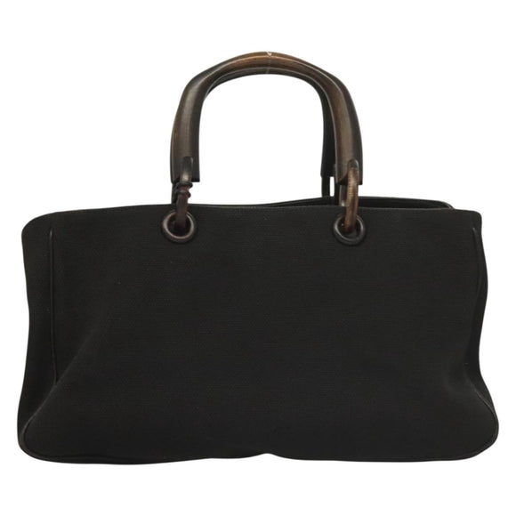 GUCCI Hand Bag Canvas Black 106496 Auth ep9831