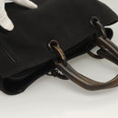 GUCCI Hand Bag Canvas Black 106496 Auth ep9831-6