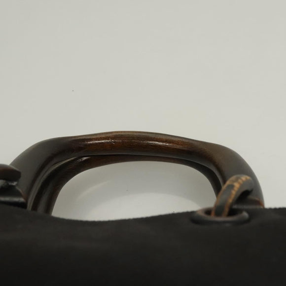 GUCCI Hand Bag Canvas Black 106496 Auth ep9831