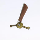 GUCCI Shoulder Bag Canvas Leather Brown Gold Auth ep9840-12