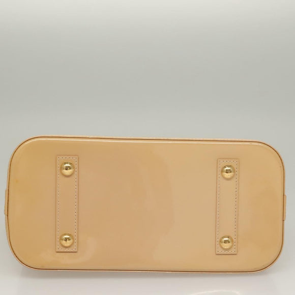 LOUIS VUITTON Vernis Alma PM Hand Bag 2way Rose flow lantern M90170 Auth ep9845