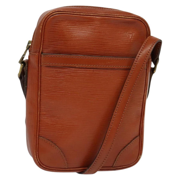 LOUIS VUITTON Epi Danube Shoulder Bag Brown M51694 LV Auth ep9846