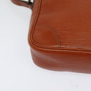 LOUIS VUITTON Epi Danube Shoulder Bag Brown M51694 LV Auth ep9846-15