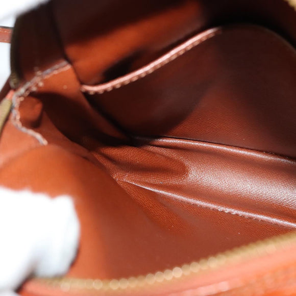 LOUIS VUITTON Epi Danube Shoulder Bag Brown M51694 LV Auth ep9846